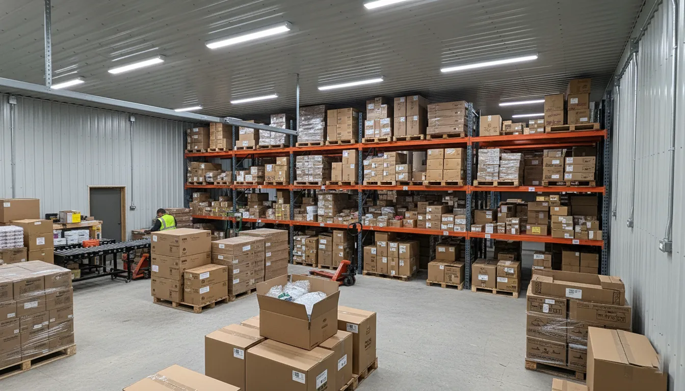 Shipping boxes inventory